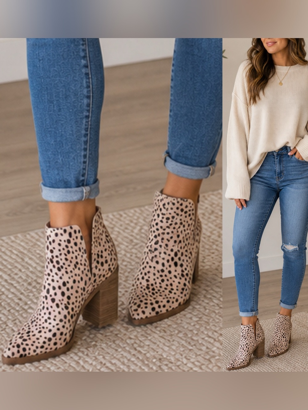 . Forever 21 Cheetah Pointed Heeled Ankle Booties